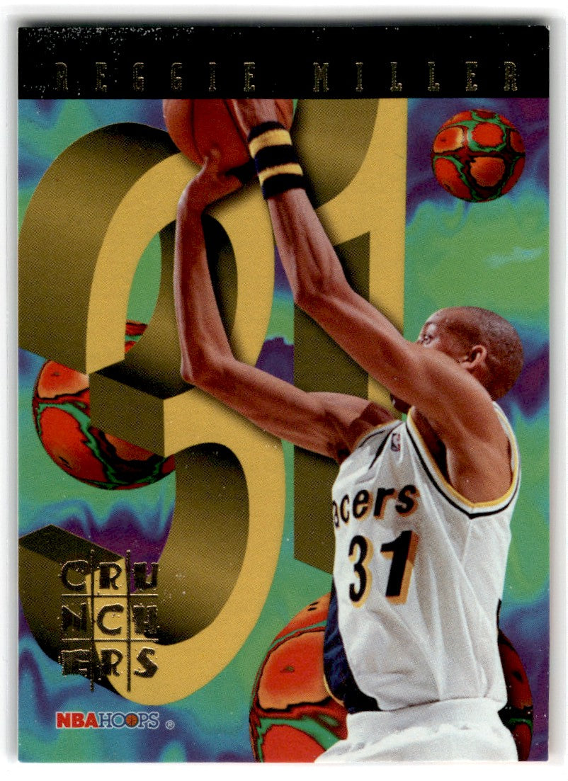 1995 Hoops Number Crunchers Reggie Miller Card 16 Default Title