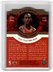 1996-97 Upper Deck Michael Jordan A Cut Above Card CA7