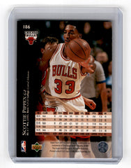 1995 Upper Deck Scottie Pippen Card 186