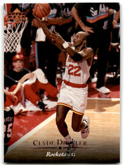 1995 Upper Deck Clyde Drexler Houston Rockets Card 56