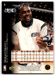 1995 Upper Deck Horace Grant Orlando Magic Card 9