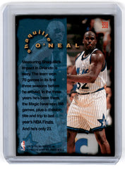 1995 Fleer Shaquille O'Neal Firm Foundation Card 338