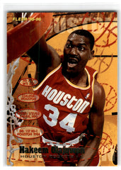 1996 Topps Super Teams Hakeem Olajuwon Card NNO Default Title