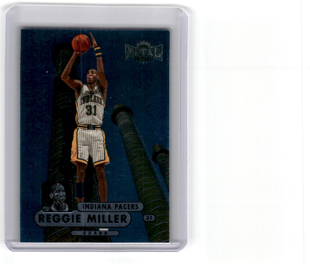 1997 Skybox Metal Universe Reggie Miller Card 12 Default Title
