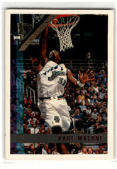 1997 Topps Karl Malone Card 166