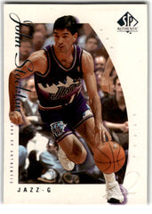 2000 Upper Deck Black Diamond John Stockton Card 83