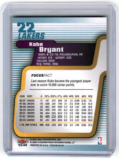 2003 Fleer Focus Kobe Bryant Card 22