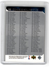 2003 Upper Deck Michael Jordan Checklist 3 Card 300