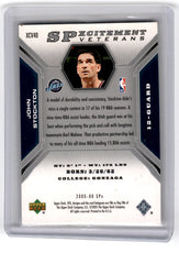 2005 SPx SPxcitement Veterans John Stockton Card XCV40 /999