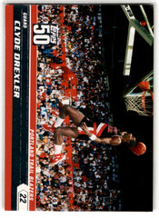 2007 Topps 50th Anniversary Clyde Drexler Card 9
