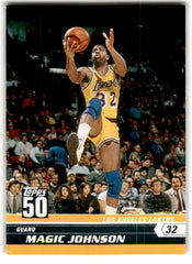 2007 Topps 50th Anniversary Magic Johnson Card