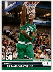 2007 Topps 50th Anniversary Kevin Garnett Card 40