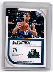 2018 Panini Threads Signage Premium Wally Szczerbiak Card 18