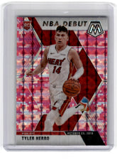 2019 Panini Mosaic Tyler Herro NBA Debut Pink Mosaic Card 280