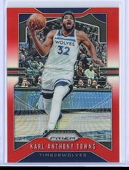 2019 Panini Prizm Karl-Anthony Towns Red /299 Card 161