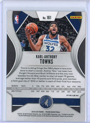 2019 Panini Prizm Karl-Anthony Towns Red /299 Card 161
