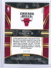 2019 Panini Select Disco Blue Prizm Wendell Carter Jr. /25 Card 189