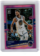 2020 Panini Donruss Optic Stephen Curry Hyper Pink Card 19