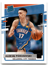 2020 Donruss Aleksej Pokusevski Oklahoma City Thunder Card 209