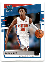 2020 Donruss Saben Lee Detroit Pistons Card 221