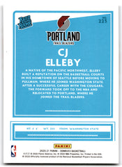 2020 Donruss CJ Elleby Portland Trail Blazers Card 223
