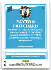 2020 Donruss Payton Pritchard Boston Celtics Card 238