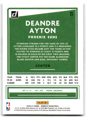 2020 Donruss Deandre Ayton Phoenix Suns Card 31