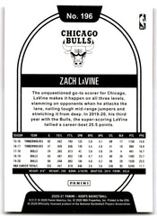 2020 Hoops Zach LaVine Chicago Bulls Card 196