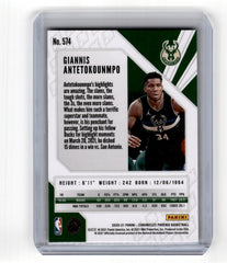 2020 Panini Chronicles Giannis Antetokounmpo Card 574