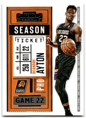 2020 Panini Contenders Game Ticket Bronze Deandre Ayton Phoenix Suns Card 16