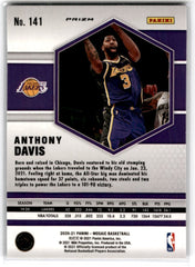 2020 Panini Mosaic Anthony Davis Silver Card 141