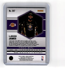 2020 Panini Mosaic Finals MVP Lebron James Card 297