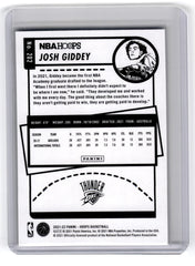 2021 Hoops Josh Giddey Card RC 202