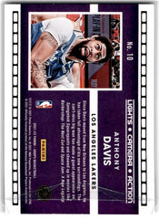 2021 Hoops Prime Anthony Davis Lights Camera Action Card 10