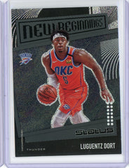 2019-20 Panini Status Basketball Luguentz Dort New Beginnings Card #10