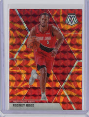 2019-20 Panini Mosaic Basketball Rodney Hood Orange Reactive Card #35