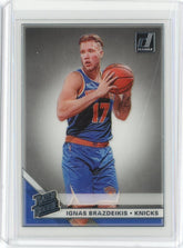 2019-2020 Panini Clearly Donruss Basketball Ignas Brazdeikis RC Card #91