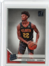 2019-2020 Panini Clearly Donruss Basketball Cam Reddish RC Card #59
