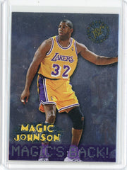 1996-97 Topps Stadium Club Basketball Magic Johnson Magic's Back Card #361