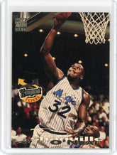 1993-94 Topps Stadium Club Basketball Shaquille O'Neal Frequent Flyer Card #358