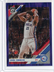 2019-20 Donruss Optic Basketball Joel Embid Purple Shock Prizm Card #95