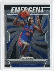2019-20 Panini Prizm Basketball Sekou Dombouya Emergent Card #25
