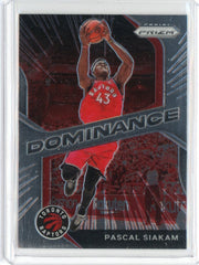 2020-21 Panini Prizm Basketball Pascal Saikam Dominance Card #20
