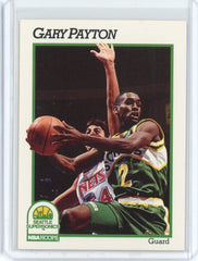 1991-92 NBA Hoops Basketball Gary Payton Card #202