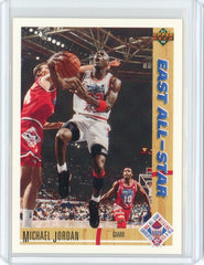 1991-92 Upper Deck Basketball Michael Jordan All Star Weekend Card #69