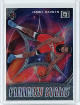 2019-20 Panini Donruss Optic Basketball James Harden Fantasy Stars Card #11