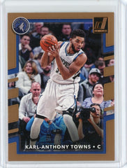 2017-18 Panini Donruss Basketball Karl Anthony-Towns Card #89