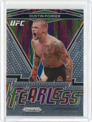 2021 Panini Prizm UFC Dustin Poirier Fearless Card #4