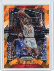 2019-20 Panini Prizm Basketball John Collins Orange Cracked Ice Prizm Card #32