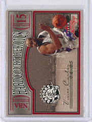 2004-05 Fleer Sweet Sigs Basketball Vince Carter Hardcourt Heroics Card #1 of 25